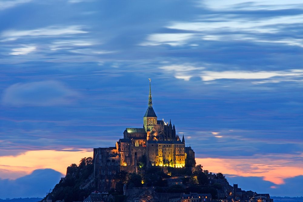 Mont St Michel-Dusk-Normandy-France